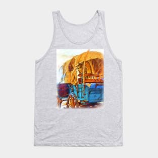 Covered Wagon Sketched Tank Top